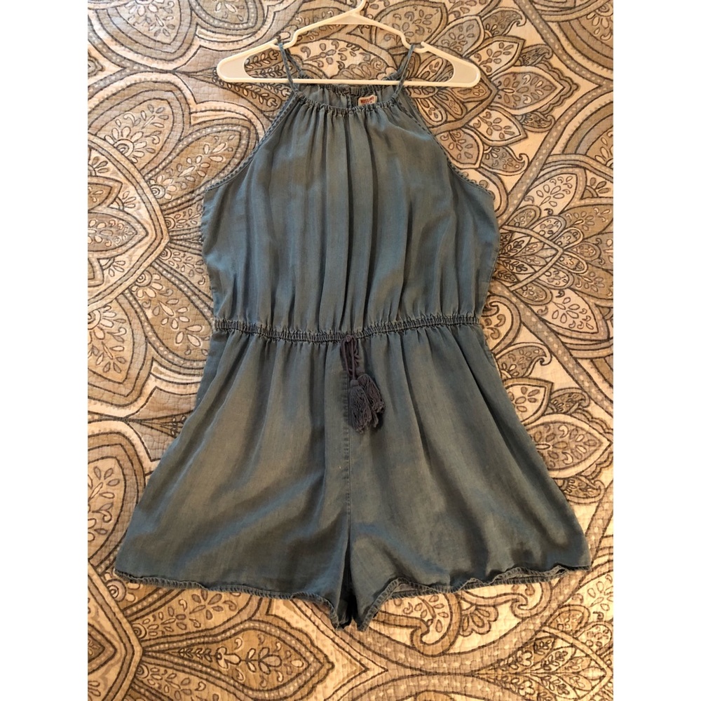 MOSSIMO Chambray Romper Size L